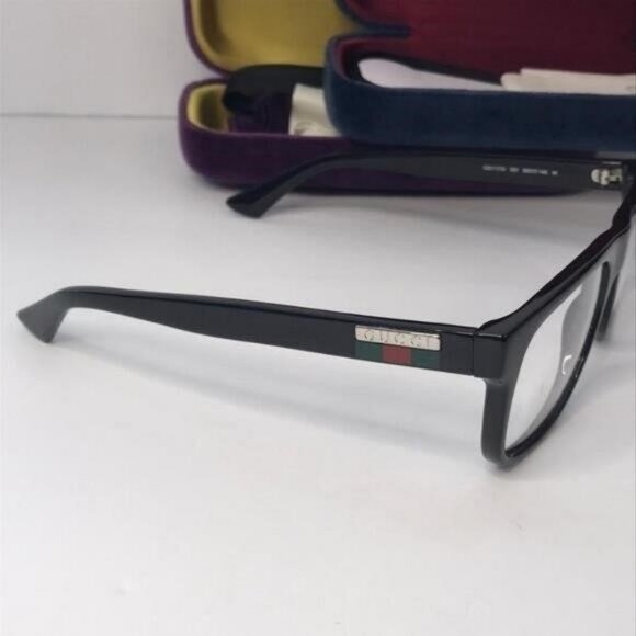 💯 Original GUCCI GG1117O FLAT TOP FRAMES IN BLACK - Picture 12 of 12
